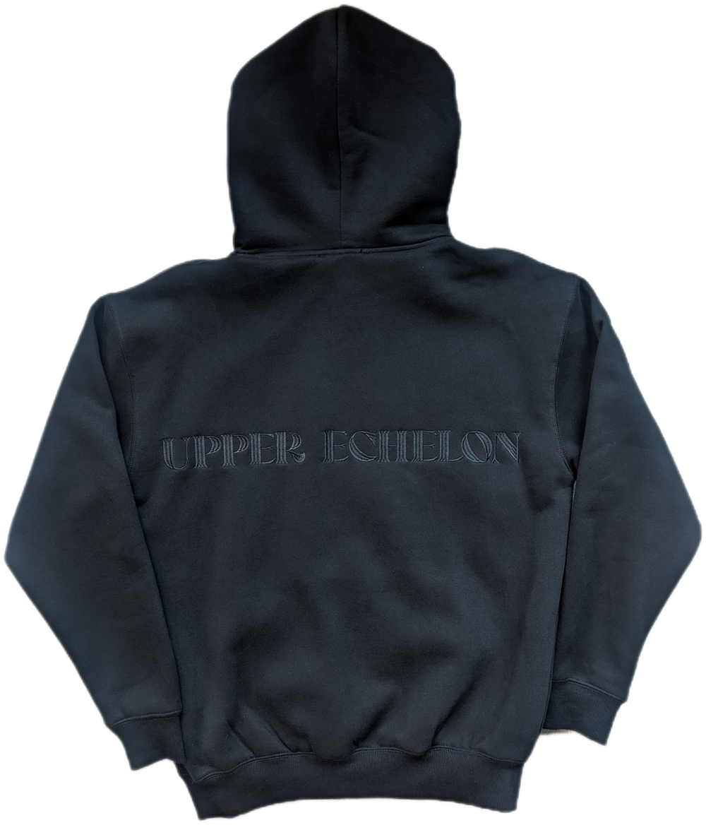 Pure Black UPPER ECHELON Hoodie